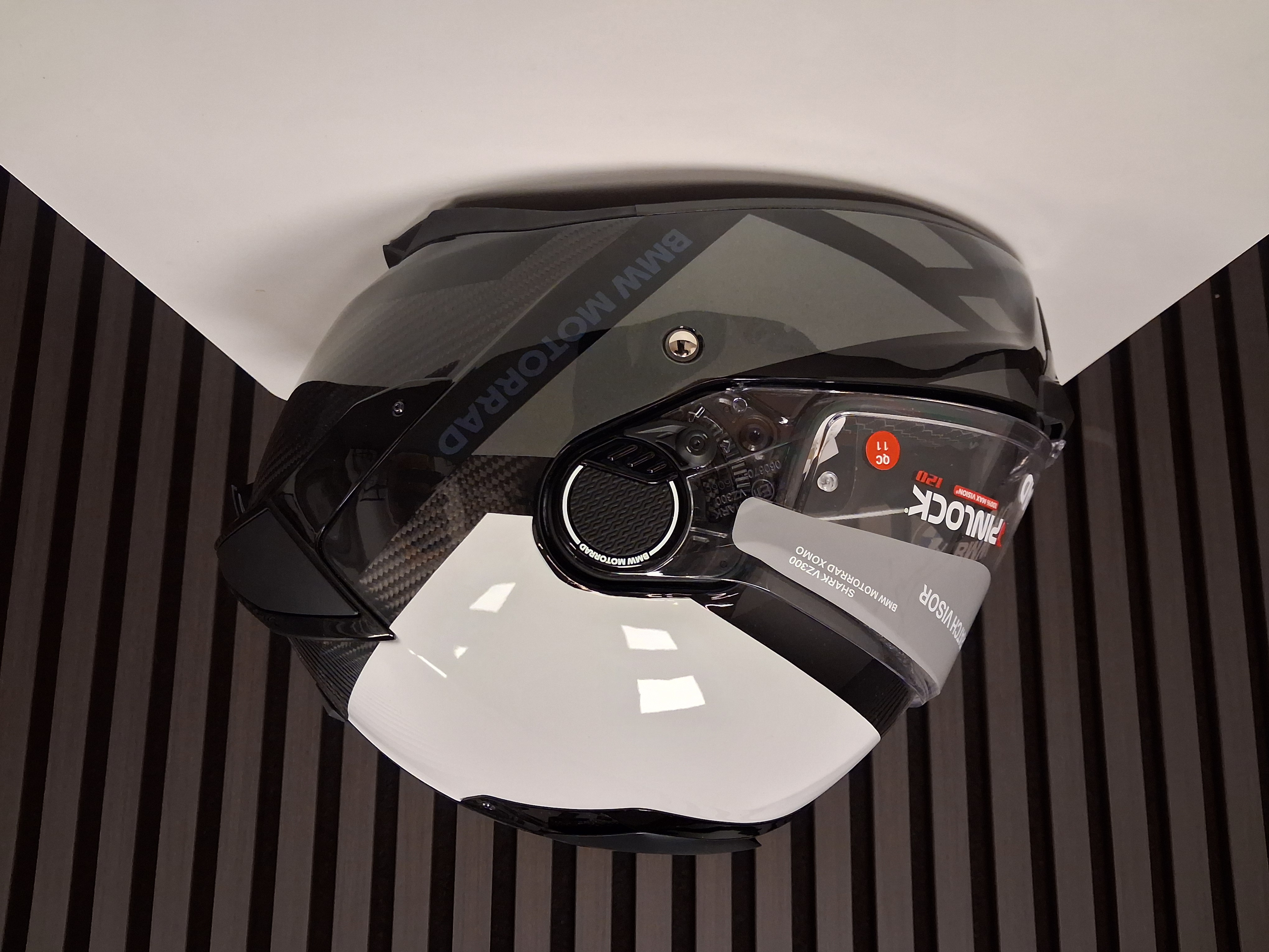 Bmw hjälm Xomo carbon vit/grå